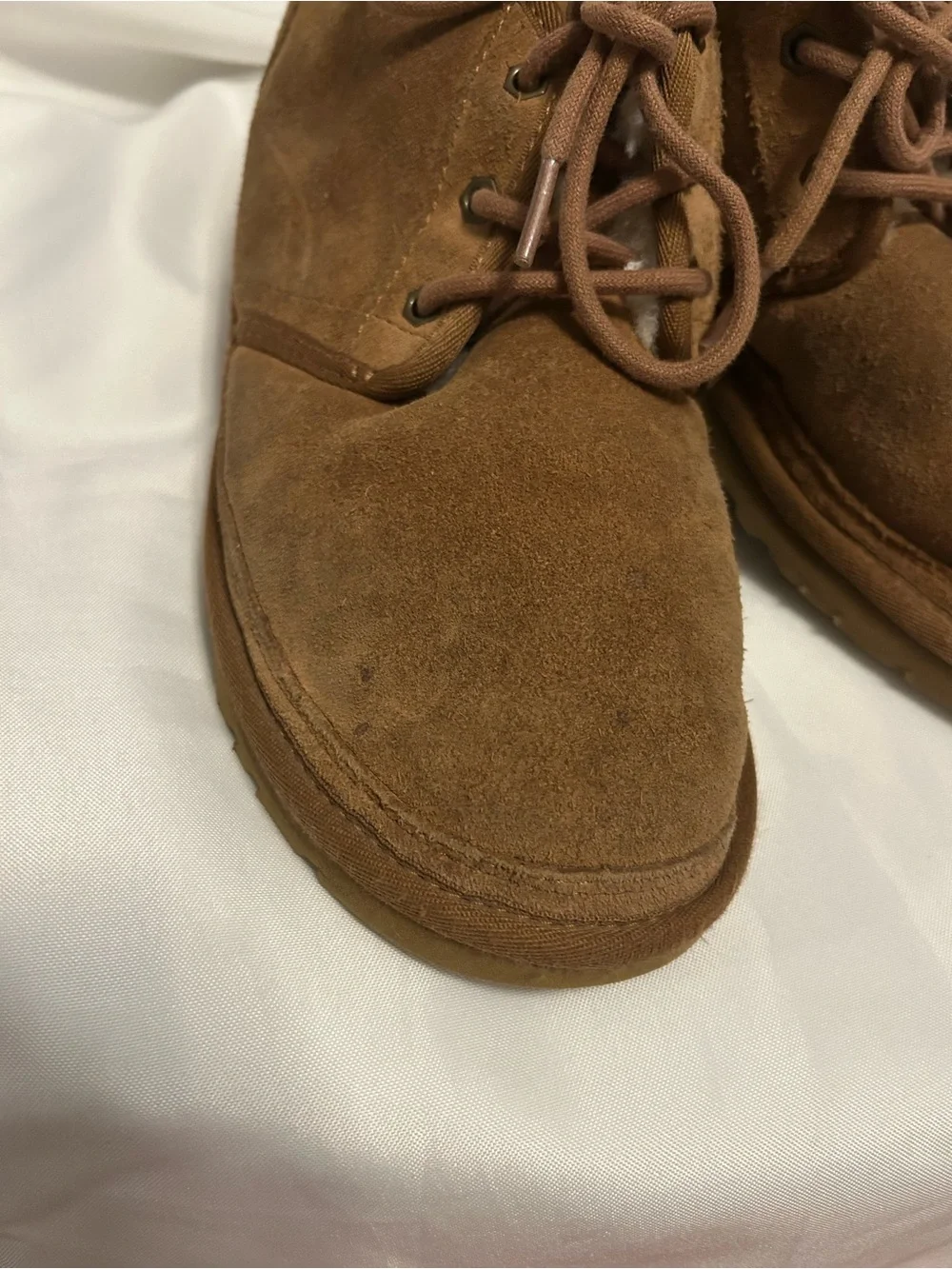 Women’s  Brown Suede Lace-Up Casual Shoes with Plush Lining